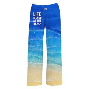 Life is Good Women's Blue Beach Pants